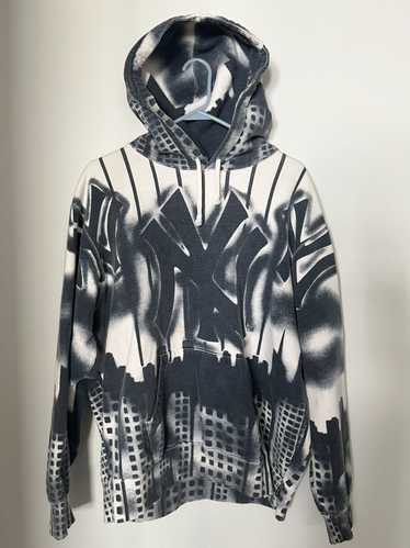 ニューヨークヤンキースSupreme New York Yankees Airbrush Hood Supreme New York Yankees Airbrush Hood Sweatshirt White