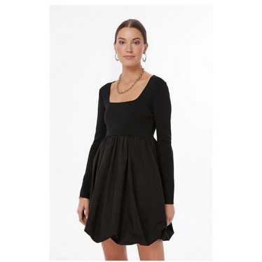 Hyacinth House Black Bubble Skirt Cecilia Mini Dr… - image 1