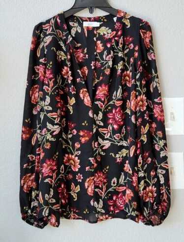 A.L.C. 100% Silk Popover Tunic Blouse Top, Size 10