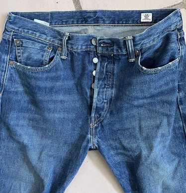 Levi's 501 White Oak Cone Denim Button Fly Blue Men's… - Gem