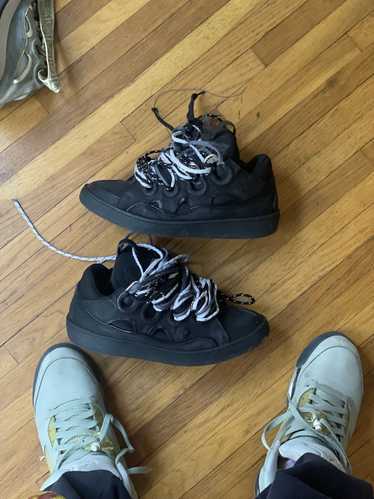 Lanvin black curb sneaker - Gem