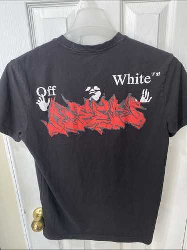【美品】OFF-WHITE グラフィックTシャツ ブラック 2013 Off-white main label 2013 - Gem