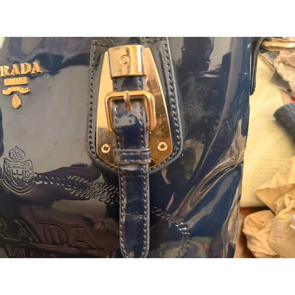 Prada Pyramid patent leather handbag - image 10