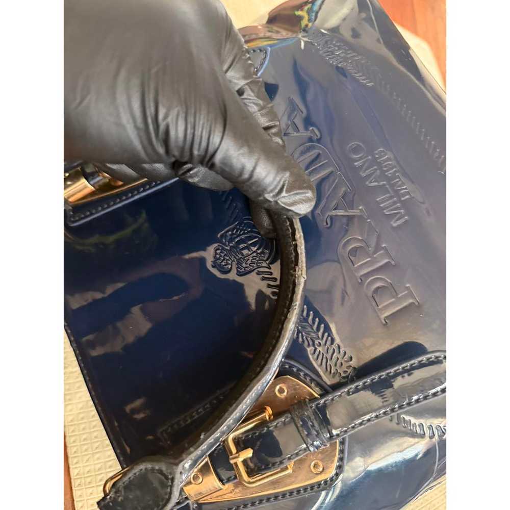 Prada Pyramid patent leather handbag - image 11