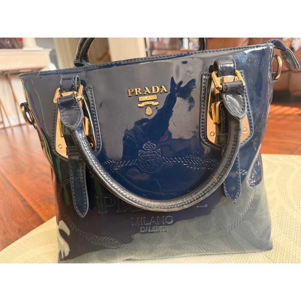 Prada Pyramid patent leather handbag - image 3