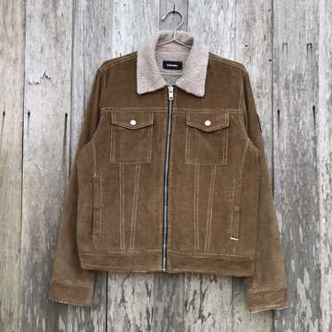 ジャケット・アウター 00s Diesel CORDUROY TRANSITIONAL COAT diesel corduroy jacket - Sherpa Lining - Size Medium | eBay