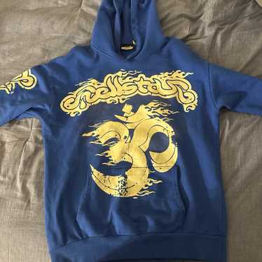Blue hellstar hoodie - Gem Blue hellstar hoodie - Gem