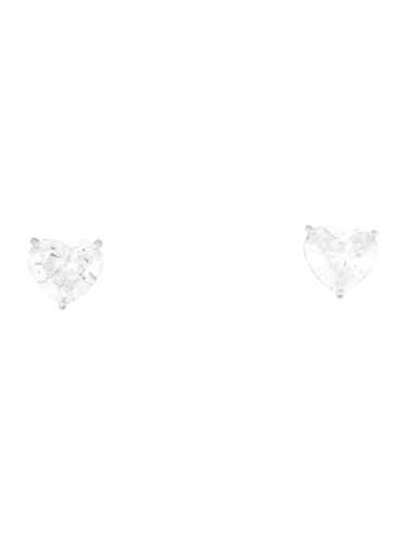 Earrings Rhodium-Plated 18K White Gold - image 1