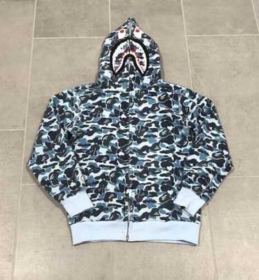 Bape blue shark hoodie - Gem Bape blue shark hoodie - Gem