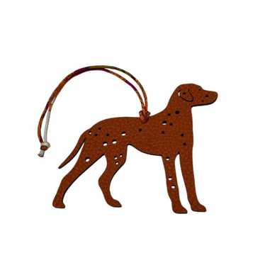 HERMES チャーム Dalmatian charm ダルメシアン petit H HERMÈS Petit h Dalmatian Charm Leather Bag Accessory Unused