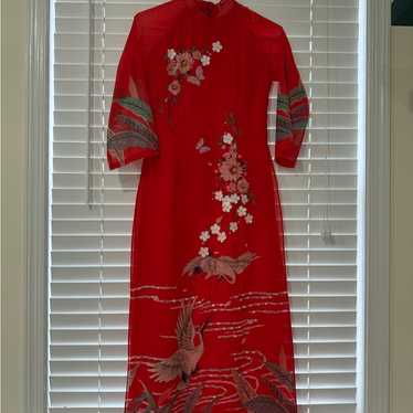 Traditional ao dai - Gem