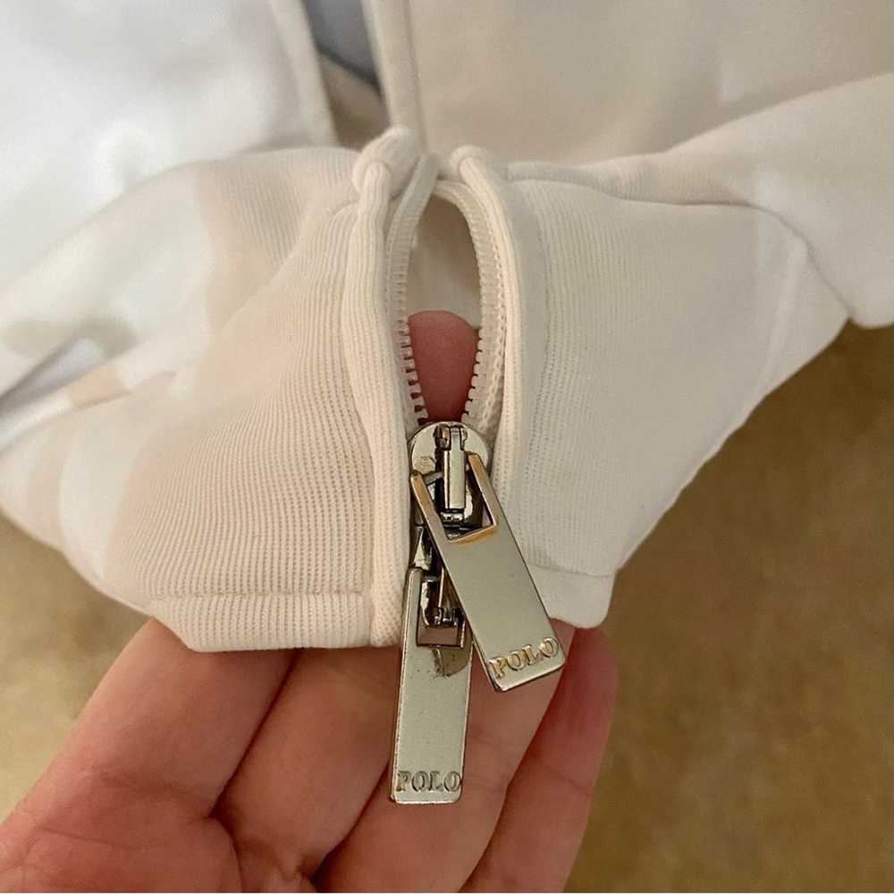 Polo Ralph Lauren Vintage 1990s Full Zip Sport Wh… - image 12