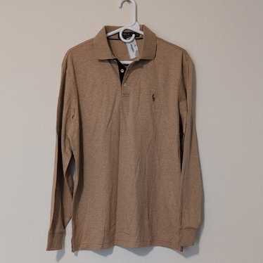 Polo By Ralph Lauren Tan Classic Polo Shirt - image 1
