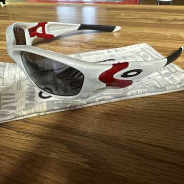 Oakley straight jacket white - Gem