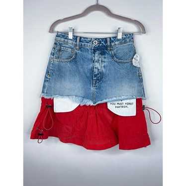 BEN TAVERNITI UNRAVEL denim スカート BEN TAVERNITI™ UNRAVEL PROJECT | デニムスカート ブルー
