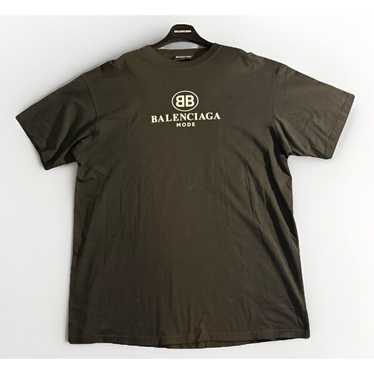 Balenciaga BB Pixel Boxy T-Shirt Blue - FW21 - US