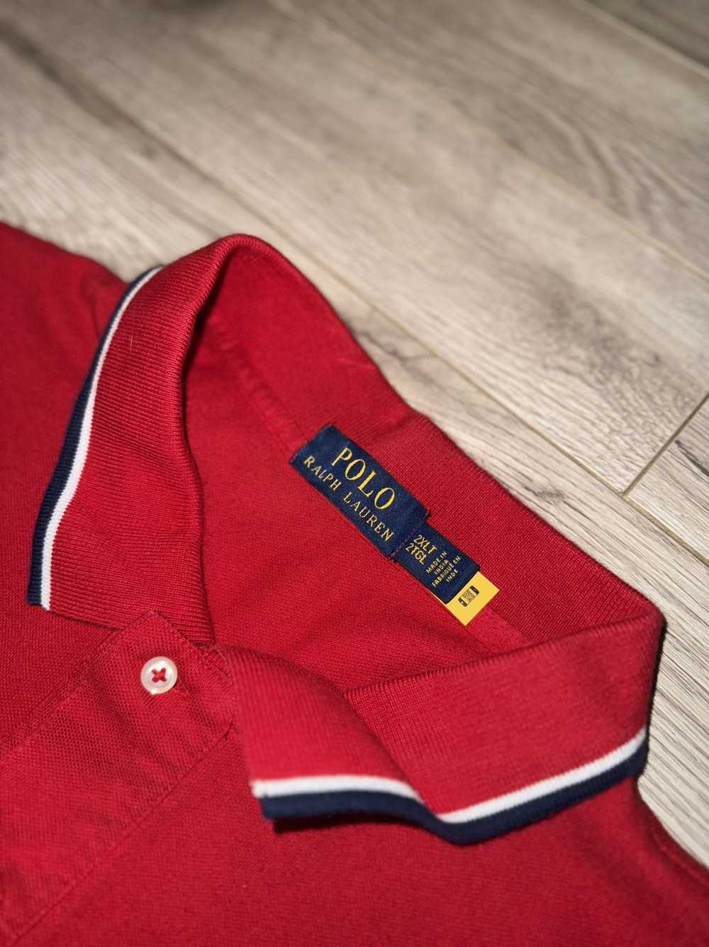 Polo Ralph Lauren polo ralph lauren red oversized… - image 4