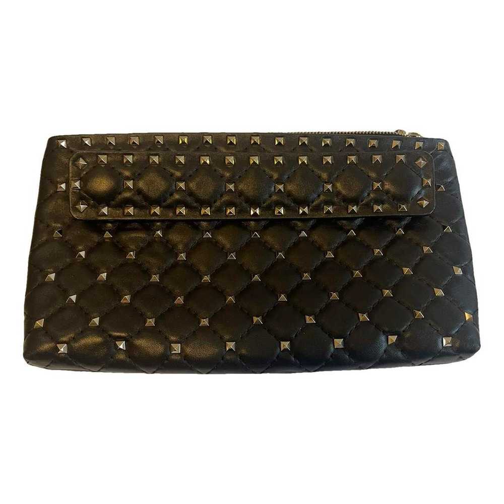 Valentino Garavani Rockstud leather clutch bag