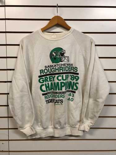 90s’VINTAGE SASKATCHEWAN ROUGHRIDERSマフラー Vintage 1990s 1980s Saskatchewan Roughriders Mesh CFL