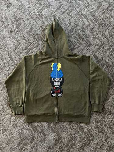 APE BAPE KAWS MULTI STA パーカー　スウェット　L BAPE × kaws BAPESTA pullover hoodie Black star A Bathing Ape