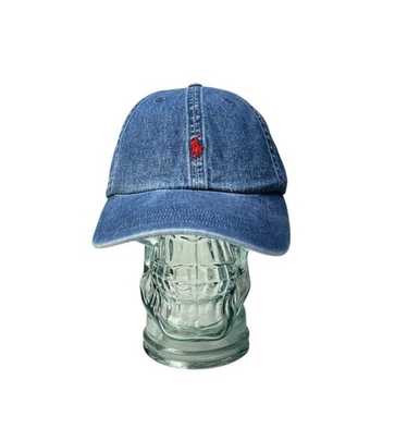 Vintage POLO SPORT RALPH LAUREN Denim Hat Cap USA Flag