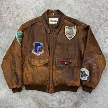 nm-2184.AVIREX アヴィレックス A-2 FLIGHT JACKET AVIREX A-2 Flight Jacket auth Leather men Size XS Brown | eBay