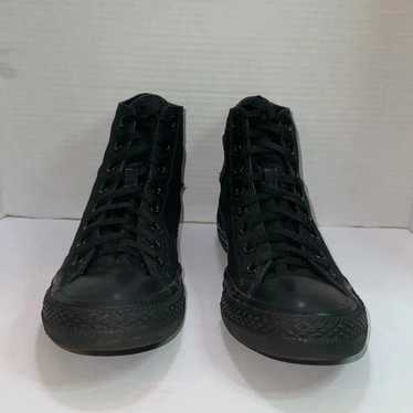 Converse All Star Chick Taylor All Black High Tops - image 1