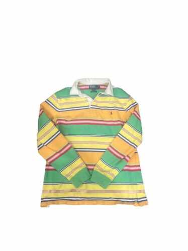 Vintage Ralph Lauren Polo Rugby Multi Color  Long… - image 1