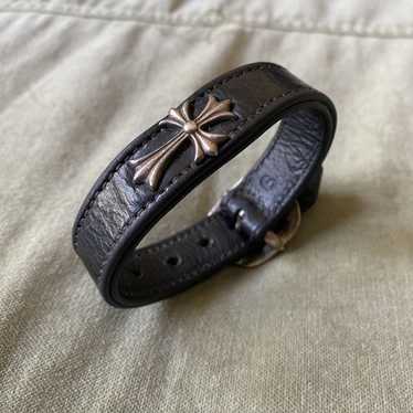 Chrome heart buckle bracelet - Gem
