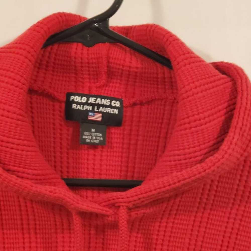 Polo Ralph Lauren waffle stitch vintage - image 2