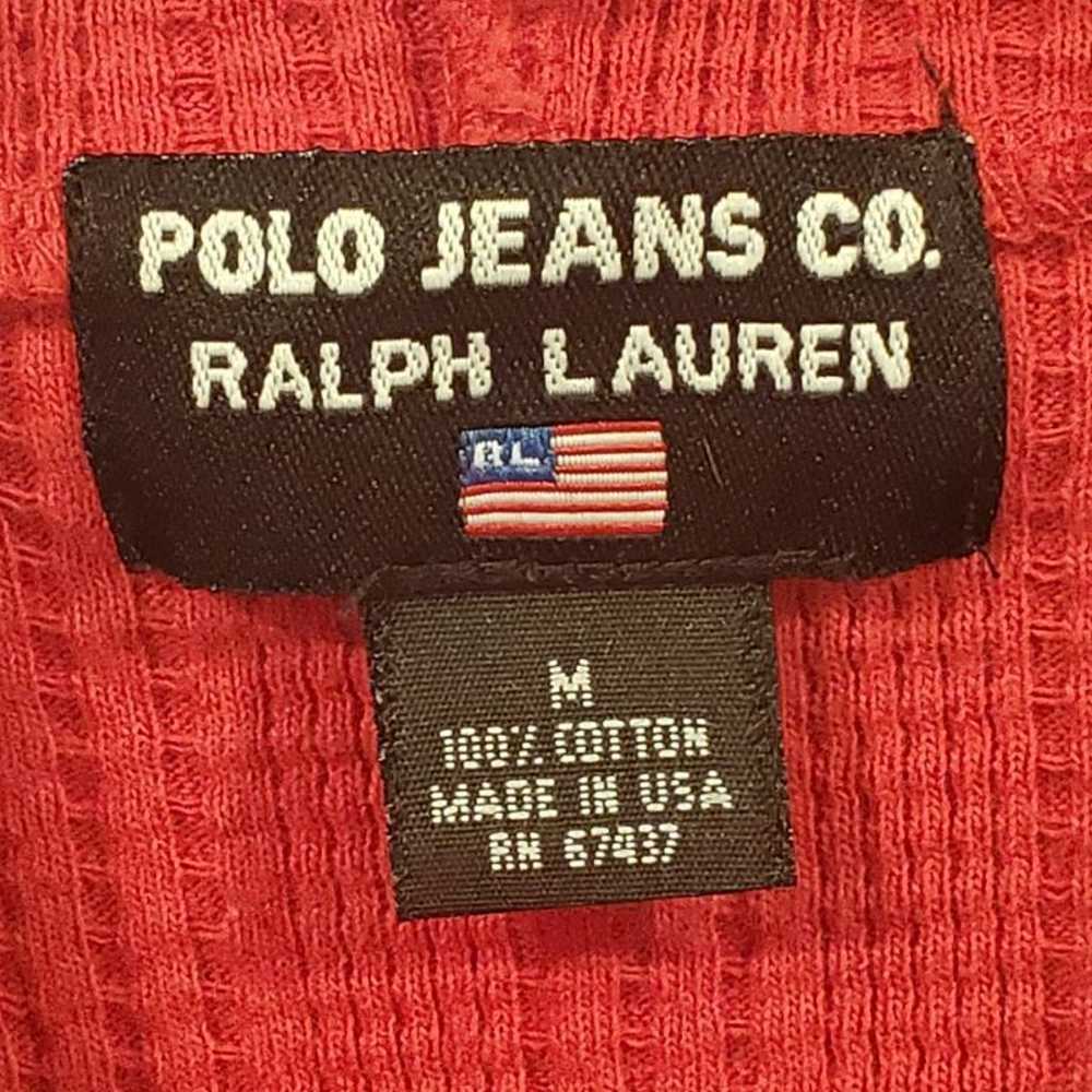 Polo Ralph Lauren waffle stitch vintage - image 5
