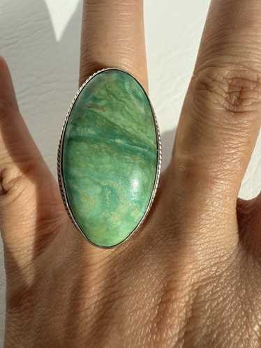 Rare Ray Tafoya Rectangular Turquoise Vintage Native American Navajo Sterling Silver Bracelet Rare Ray Tafoya Rectangular Turquoise Vintage Native American Navajo Sterling Silver Bracelet