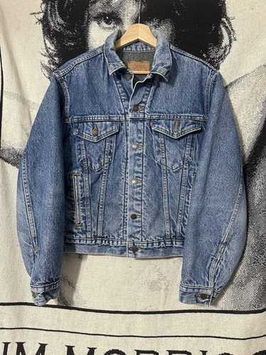 Levis Denim Trucker Jacket Sz 36 VTG 70506 Light Wash Blue