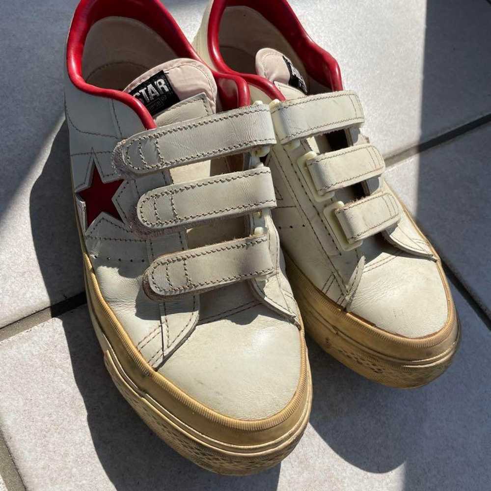 【Rare】ALL STAR Velcro Sneakers One Star Converse … - image 2