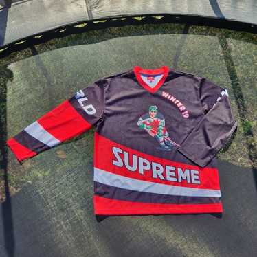 <お値下げ>Supreme Crossover Hockey Jersey Supreme Crossover Hockey Jersey Black Men's - FW19 - US