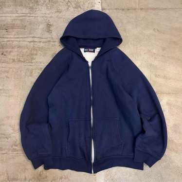 80s Double Face hoodie ナス紺 フェード IDEAL 片爪 Vintage double face hoodie - Gem