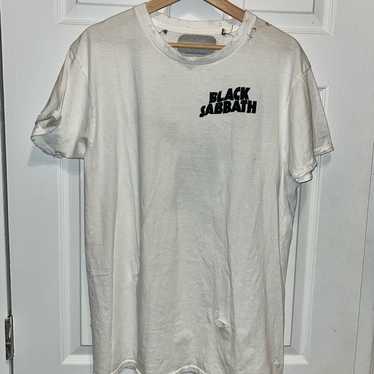 ブラックサバス Black Sabbath Tシャツ Lサイズ ホワイト Black sabbath t-shirt l - Gem