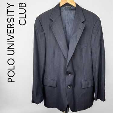 Vintage Polo University Club Ralph Lauren Navy Pi… - image 1