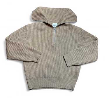 Acne Studios Green Half-Zip Sweater