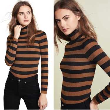 Alice + Olivia | Metallic Stripe Roberta Sweater