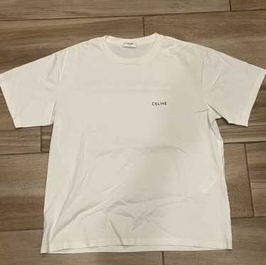 Celine celine logo tee - Gem