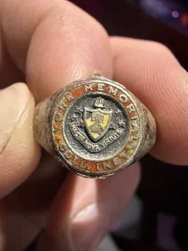 Vintage class ring sterling - Gem