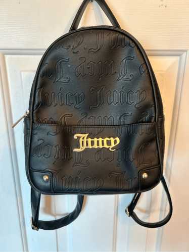 新品＊正規品 Juicy Couture ミニリュック ベロア スエード 黒 Juicy couture mini backpack black Look stylish | Depop