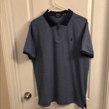 Polo by Ralph Lauren Striped Zip Polo Shirt - image 1