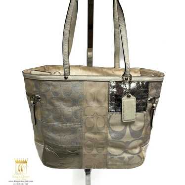 バッグ 2018 Coach Patchwork Turnrock Tote Bag 2018 Coach Patchwork Turnrock Tote Bag | eBay