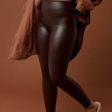 OFFLINE BY AERIE REAL LUXE FAUX LEATHER LEGGING D… - image 1