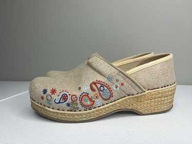 DANSKO Jute Pro Artisan VEGAN Burlap Boho Clog Wom