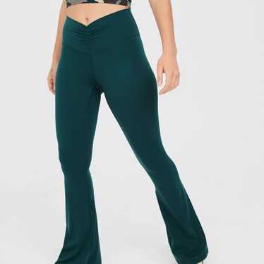 Offline By Aerie Real Me High Waisted Ruched Flar… - image 1