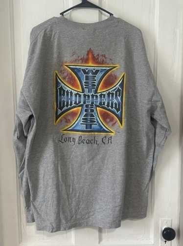 VTG Jesse Who West Coast Choppers Mens Gray Sleeveles… - Gem