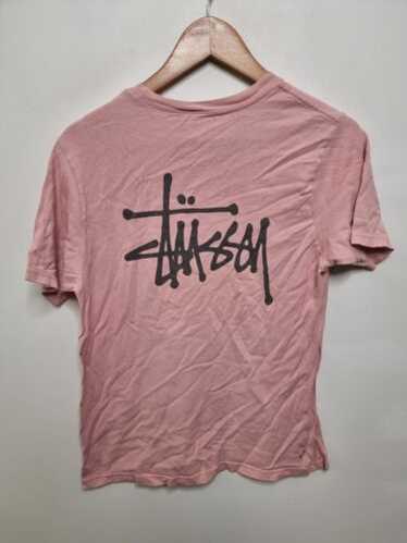 Stussy shirt logo pink - Gem